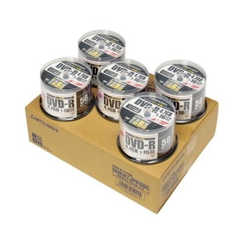 PC DATA用 DVD-R 1回記録タイプ 250枚 三菱化学メディア DHR47JPP50C (...