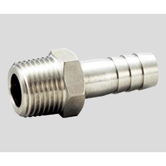 SUS304製ホースニップル 1/8×8 フローバル VHN-0108 (61-9575-10)