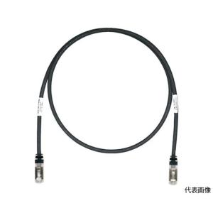 パンドウイットコーポレーション CAT6A/CAT6 シールドパッチコード 15m 黒 STP6X15MBL (62-0365-61)の商品画像