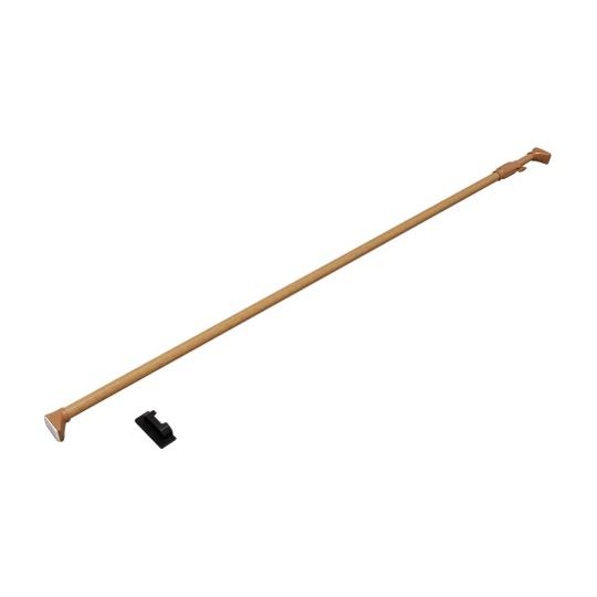 木調強力伸縮棒 ダークブラウン 1700~2800×70×95mm アイリスオーヤマ H-MNPJ-...