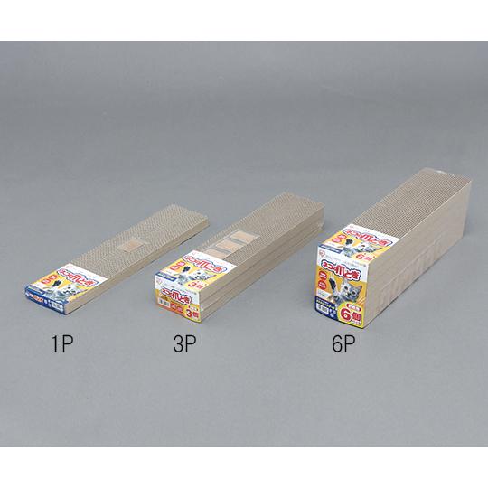 ネコの爪とぎ 6P 485×118×25mm アイリスオーヤマ P-NTN-6P (62-0903-...