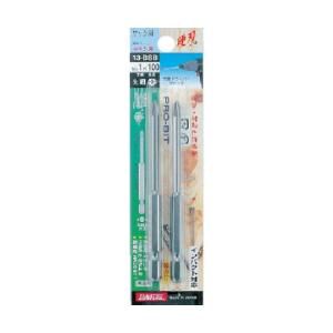 ブロンズ段付ビット2本組#1X100mm 新亀製作所 13-BSB-1-100 (62-2376-88)の商品画像