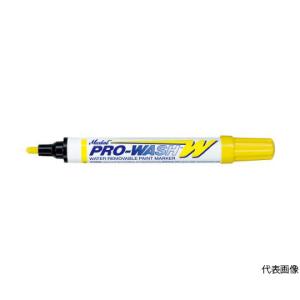 LA-CO Markal 工業用マーカー 「PRO WASH」 黄 97031 (62-2440-94)の商品画像