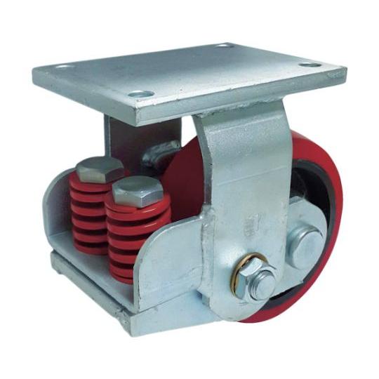 スプリング機能付きキャスター 固定150mm 耐荷重900kg SAMSONG CASTER TP7...