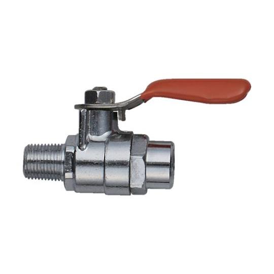 ボールバルブ オレンジボールコック 接続口径D1×D2：R1/8×G1/8 WTBワタベコーポレーシ...