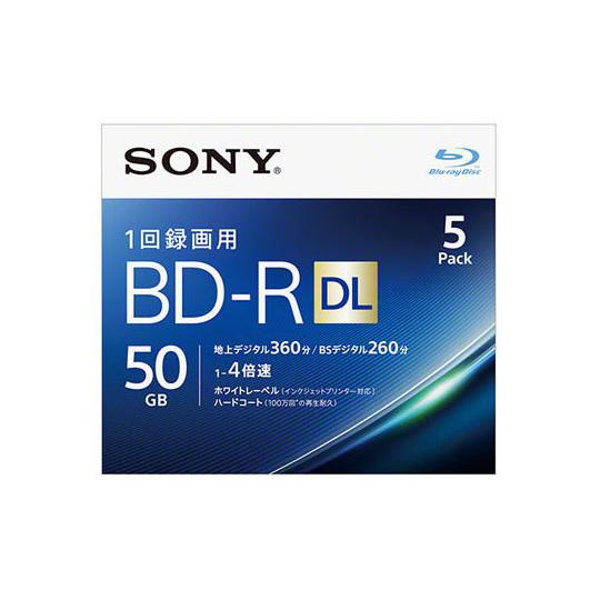 エスコ 50GB BD-R ビデオ用 4倍速/5枚 EA759GS-66B (62-2663-21)