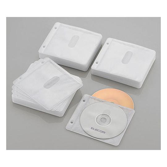 エスコ 不織布ケース 240枚収納 CD/DVD用 EA762EE-1B (62-2663-97)