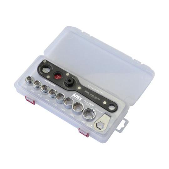 オフセットアダプター ソケットセットS2 アネックスツール AOA-19S2 (62-3329-55...