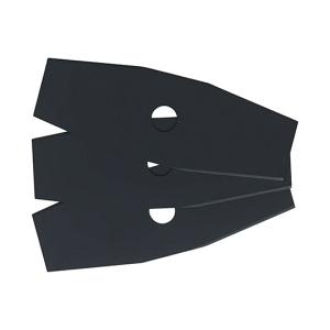 日本製 越前型竹割鉈 両刃 180mm 黒仕上 レザ−刃当て付 ソロ