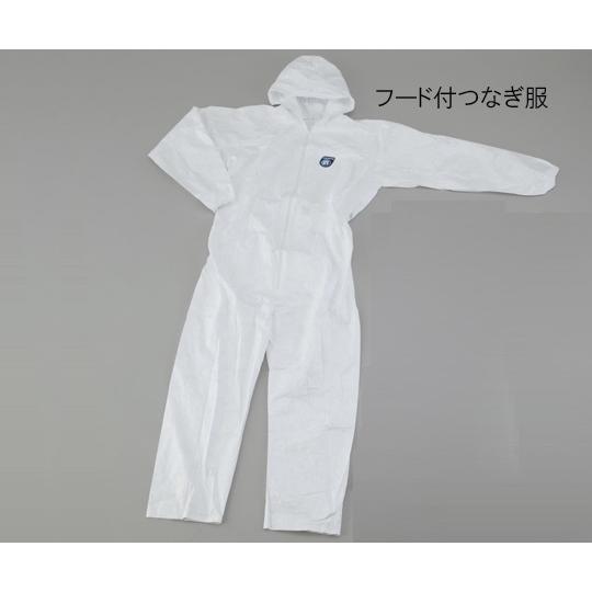 デュポンTMタイベックTM製フード付つなぎ服 1010B 4L アゼアス 1010B-4L (62-...