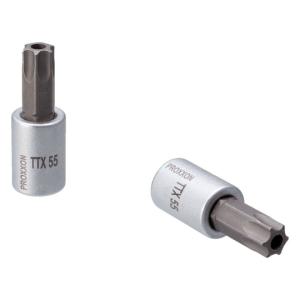 トルクスビット 3/8 いじり穴付 TTX55 プロクソン No.83600 (62-6087-66)の商品画像