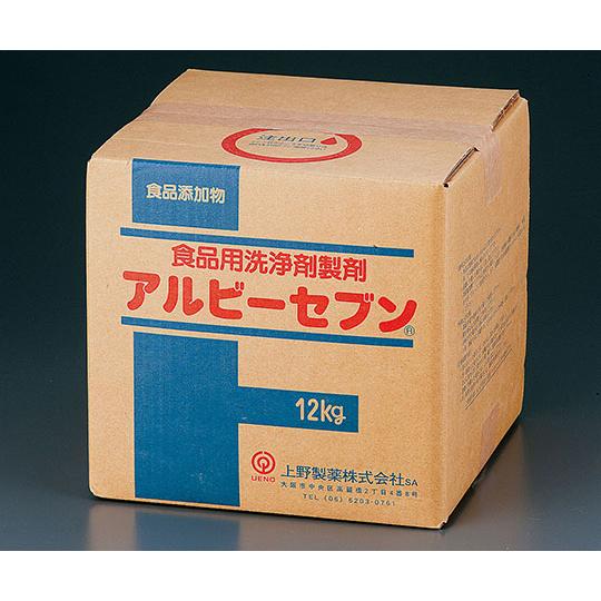 上野製薬 食品添加物食品用洗剤アルビーセブン 12kg  (62-6607-70)