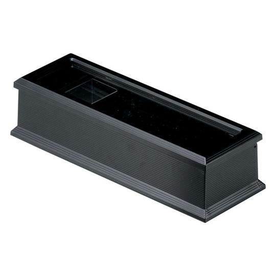 マイン ABS製箸箱 黒 M10-977 (62-6651-23)