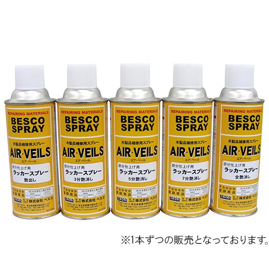 ラッカースプレー&lt;全艶消し&gt; BESCO  (62-8131-71)