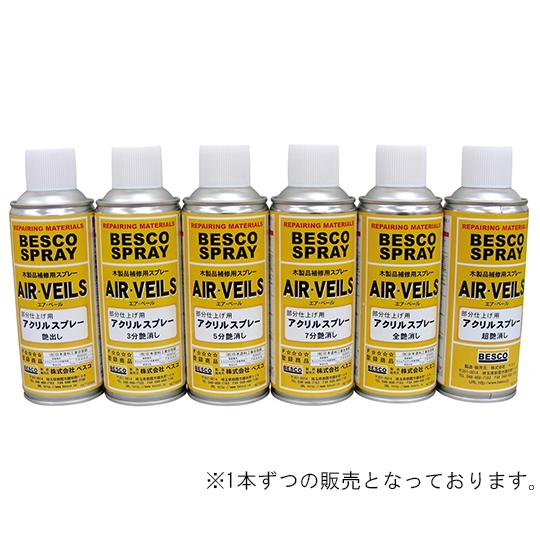 アクリルスプレー 超艶消し 300ml BESCO  (62-8133-86)