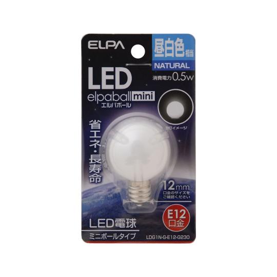 ELPA LED電球G30形E12 LDG1N-G-E12-G230 (62-8585-12)