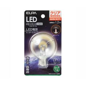 LED電球G50形E17 ELPA LDG1CL-G-E17-G266 (62-8585-32)