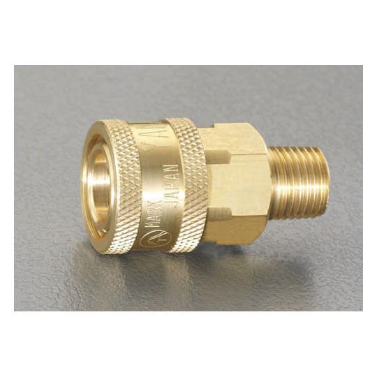 R 2" 雄ねじカップリング 中圧用/真鍮 エスコ EA140BD-16 (62-9118-03)