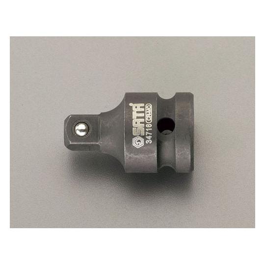 1/2"DRx3/8"DR 凹凸ソケットアダプター エスコ EA687HC-43 (62-9145-...