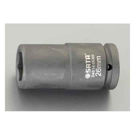 3/4"DRx38mm ディープインパクトソケット エスコ EA687JB-38 (62-9145-...