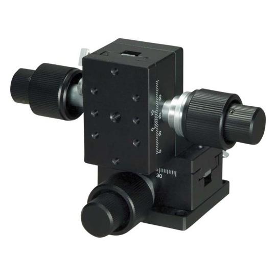 DT X・Z軸ステージ 40×60 粗微動両ハンドル 中央精機 LM-612WSL (62-9891...