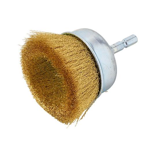 六角軸付カップブラシ 真鍮 65mm ARC アークランドサカモト RC-5 (62-9945-68...