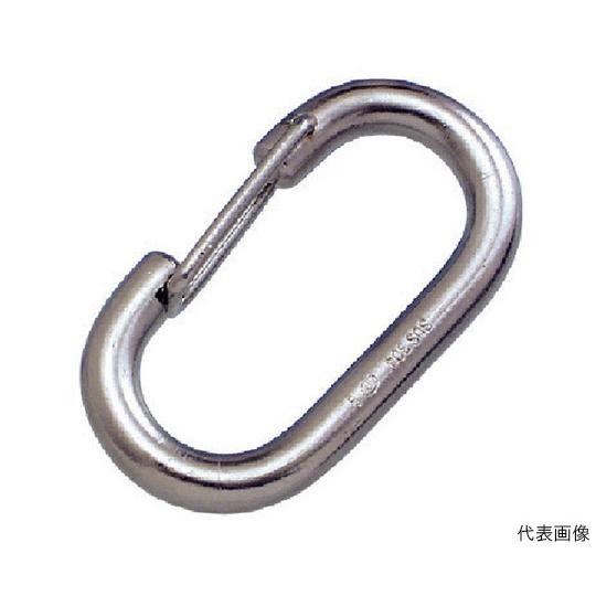 ステンレス O型フック 線径4mm長さ30mm 水本機械製作所 MO4 (63-1149-85)