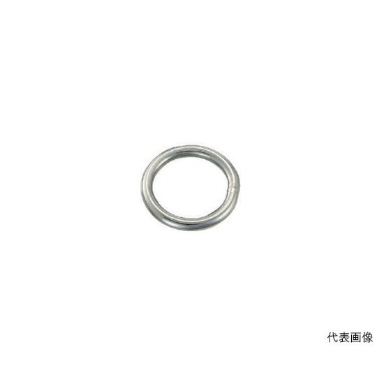 ステンレス 丸リンク 線径4mm内径25mm 水本機械製作所 R425 (63-1163-79)