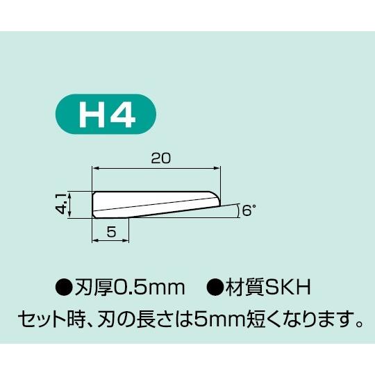 超音波カッター用 替刃 SUW-30CD/CMH用 刃厚0.5mm 50枚入り スズキ H4 (63...