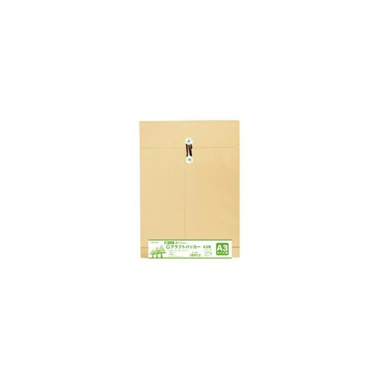 菅公工業 再生紙クラフトパッカー A3 10枚 ホ156 (63-1630-03)