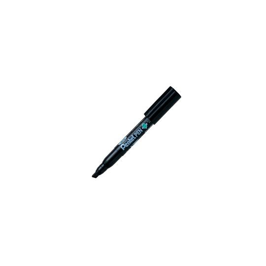 ぺんてる ぺんてるペン 太字 平芯 黒 ENN60-A (63-1647-39)