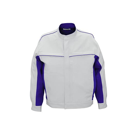 長袖ジャケット シルバーグレー×ロイヤルブルー ビッグボーン 2626-65-5L (63-1785...