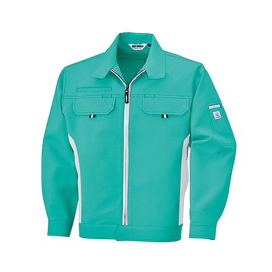 長袖ジャケット ミントグリーン×シルバーグレー ビッグボーン 2629-26-L (63-1786-...