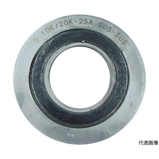 グラファイト系渦巻き型ガスケット内外輪SUS 呼び径 (A) ：80 D1000-10K-80A-4...