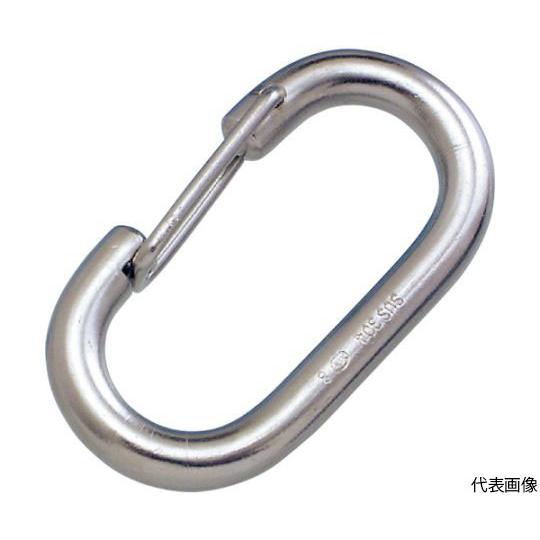 ステンレス O型フック 線径16mm 長さ118mm 水本機械製作所 A-2586 (63-2047...