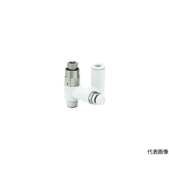 パイロットチェック弁付スピードコントローラ SMC ASP430F-02-08S (63-2105-...