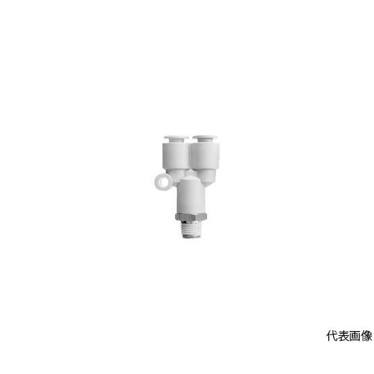 ワンタッチステンレスシリーズ-ブランチ SMC KGU04-02S (63-2139-78)