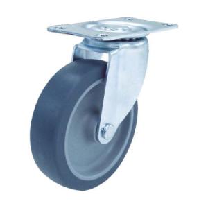トラスコ中山 台車用キャスター Φ100 エラストマー車 自在 TYSG-100EL