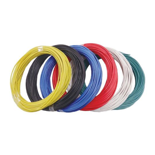 600V 電気機器用ビニル絶縁電線 赤 200m JAPPY KIV0.75SQ-JP (63-24...