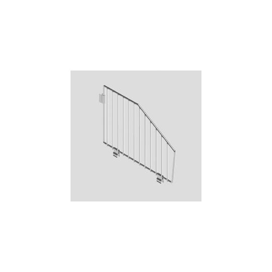 バスケット中仕切 奥行45cm 中日販売 398-85 (63-2872-25)