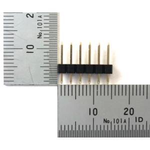 6ピン基板用ピンヘッダ 6ピン×1列 GB G...の詳細画像1