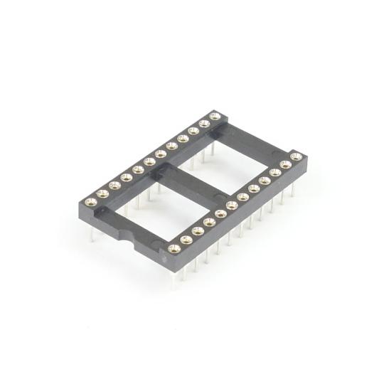 丸ピンICソケット 600MIL 24ピン 2.54mmピッチ GB GB-ICS-6ML24R (...