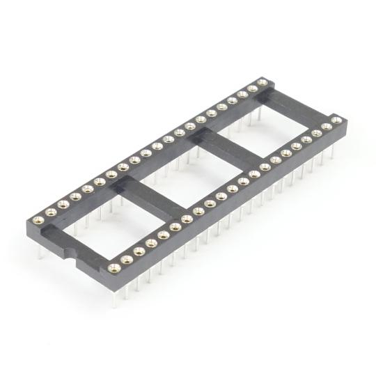 丸ピンICソケット 600MIL 42ピン 2.54mmピッチ GB GB-ICS-6ML42R (...