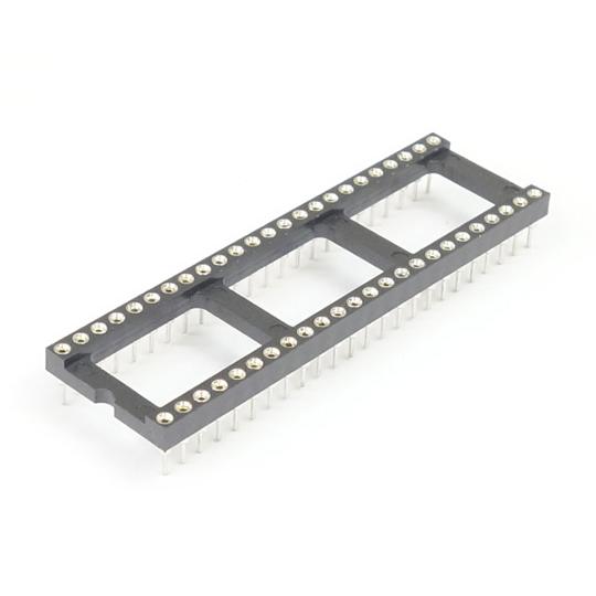 丸ピンICソケット 600MIL 48ピン 2.54mmピッチ GB GB-ICS-6ML48R (...
