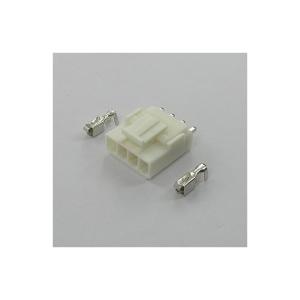 ナイロンコネクター4mm 3.96mm ピッチ ストレート 4ピン セット Linkman ZL3963-4PS (63-3101-80)