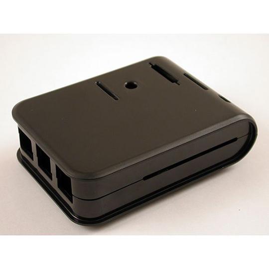 Raspberry Pi用ケース ブラック Hammond Manufacturing 1593HA...