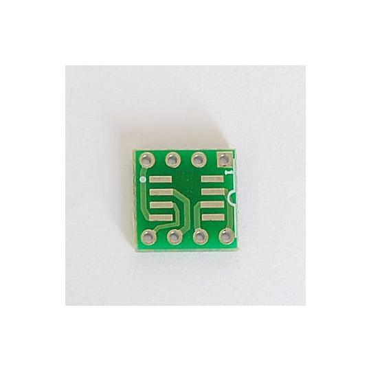 シングルオペアンプSOP→デュアルオペアンプDIP変換基板 アスラボ MOPAMP-SOICS-DI...