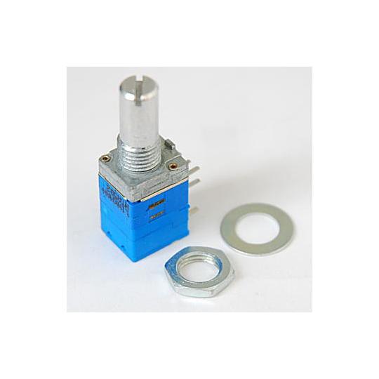 スイッチ付2連式ボリューム A特性 10kΩ Linkman RD925S-QA1-A103 (63...