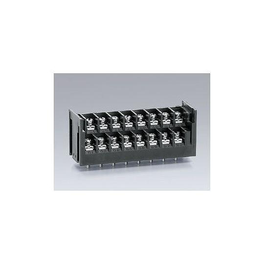 2段型端子台 プリント基板用 250V-10A 角座金付ネジ 16極 サトーパーツ ML740W1B...