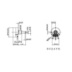 RV24YN型 200Ω 東京コスモス電機 R...の詳細画像1